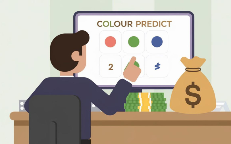 Colour Prediction Game earn money body image